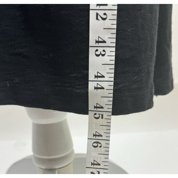 GAP Midi Tank Dress Size PM Black Scoop Neck Sundress Cotton Beachy NWOT - Picture 8 of 11